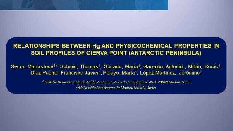 Relationships between Hg and physicochemical properties in soil profiles of Cierva Point (Antarctic Peninsula)